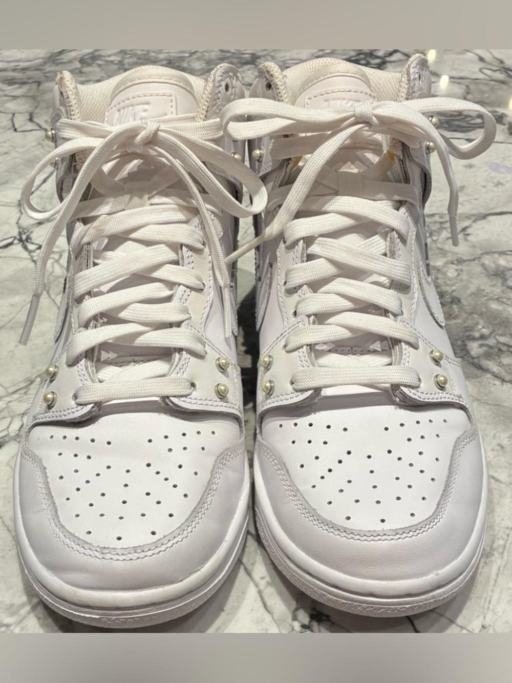 Nike Dunk High SE 'Pearl White' Sz 7 DM7607-100